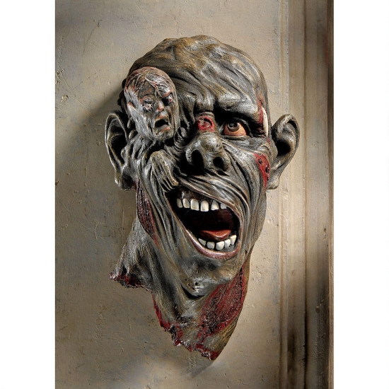 Evil Eye Twin Zombie Head Sculpture Zombie Gift