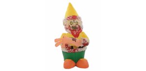 Inflatable Yellow Zombie Lawn Gnome
