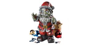 Zombie Claus Zombie Santa Statue