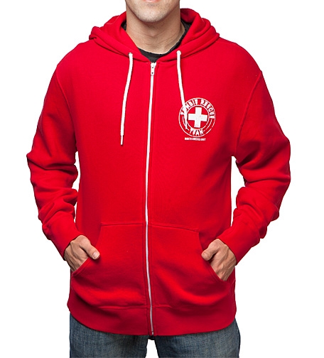 zombie rescue team hoodie front