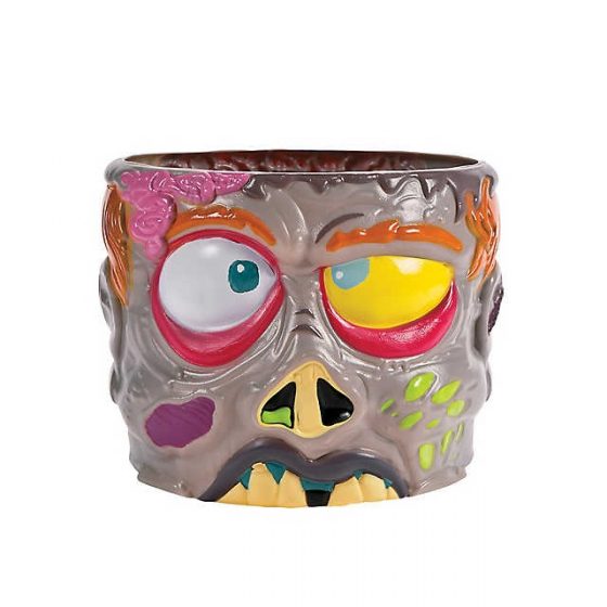 Zombie head punch bowl