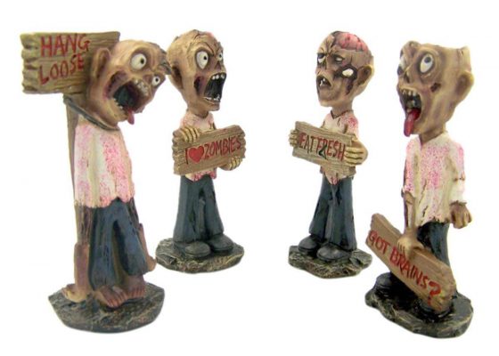 Gruesome Foursome Zombie Mini Statue