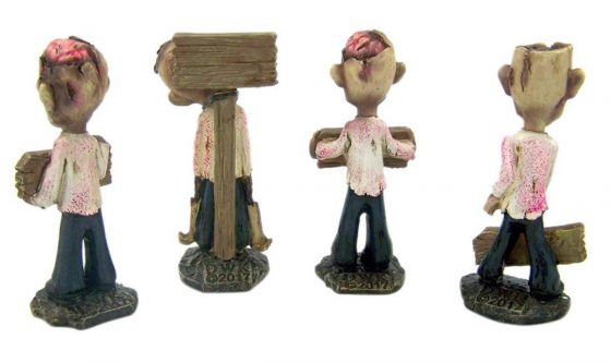 Gruesome Foursome Zombie Mini Statues