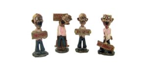 Gruesome Foursome Zombie Mini Statues