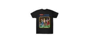 My First Zombie Apocalypse T-shirt - Black shirt with color image