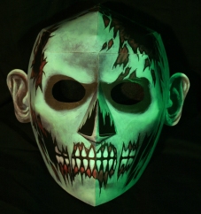 Free printable undead mask