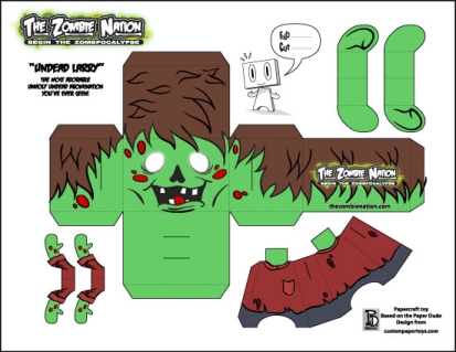 Zombie paper model