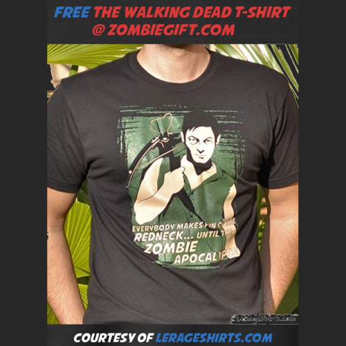 Walking Dead t-shirt giveaway results