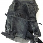 Black backpack for Michonne's pet action figure Three Zero