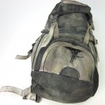 Michonne's pet Walking Dead three zero white backpack