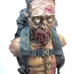 Closeup Green Michonne's Pet Zombie Threezero review
