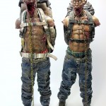 Michonne's Pet Zombie Figures together - Threezero Michonne's Pet review