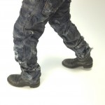 Threezero Michonne pet zombie review blue jean closeup