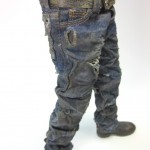 Threezero Michonne pet zombie review blue jean closeup