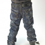 Threezero Michonne pet zombie review blue jean closeup
