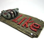 Zombie Fleshbook sign product review angled