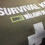 AMC The Walking Dead Survival Kit Review Bag Details Front Logo