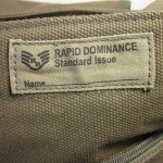 AMC The Walking Dead Survival Kit Review Bag Details Tag
