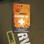 AMC The Walking Dead Survival Kit Review Bag Details tag