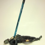 Zombie Product Review: Impaled Zombie Pencil Holder in action