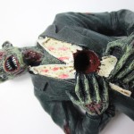 Zombie Product Review: Impaled Zombie Pencil Holder Closeup Hole