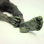 Zombie Product Review: Impaled Zombie Pencil Holder Closeup feet