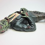 Zombie Product Review: Impaled Zombie Pencil Holder Closeup