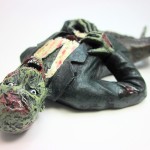 Zombie Product Review: Impaled Zombie Pencil Holder Closeup