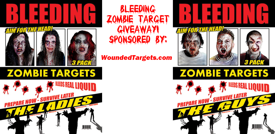 Bleeding Zombie Target Zombie Blog Giveaway