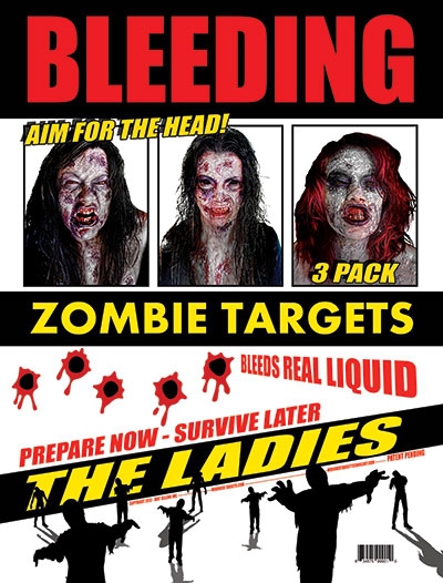 Bleeding Zombie Target Zombie Blog Giveaway ladies