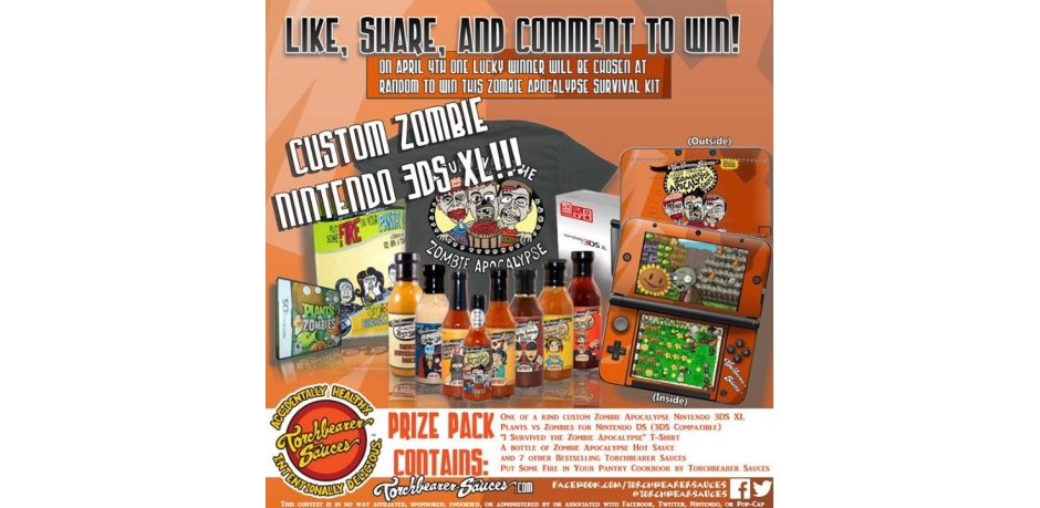 Torchbearer sauces zombie giveaway
