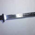 Etched Zombie Killer Machete