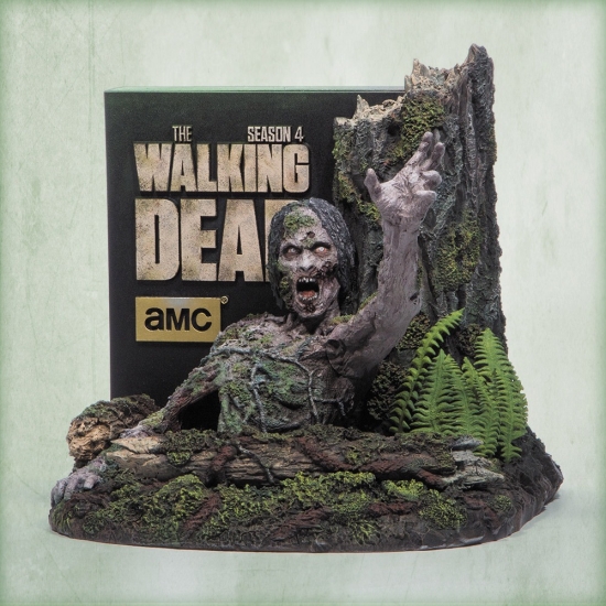 Walking Dead Complete Fourth Season Limited Edition Blu-Ray Tree Walker