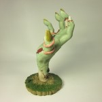 Photo of Zombie Hand statue from side - ZombieGift.com Zombie Blog Zombie Product Review photo