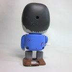 View of back of toy