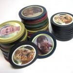 The Walking Dead Tokens Stacked