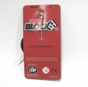 Back of Horror Block Exclusive Key Cap