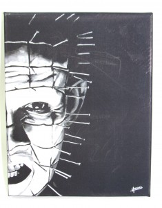 Lee Howard Horror Block Print