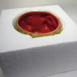 ceramic zombie head bowl packaging