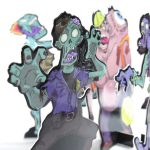 Zombie Standup Closeup
