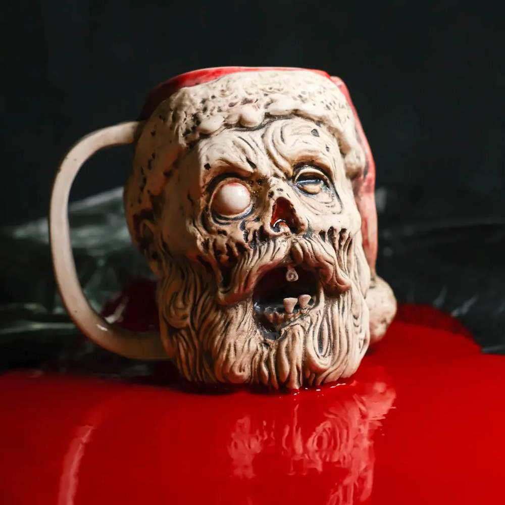 Zombie Santa Face Mug